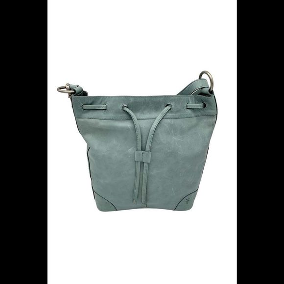 Frye Handbags - Frye Leather Melissa Drawstring Hobo Bag Sky